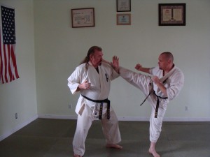 Sensei Mike and Hanshi Fred Buck